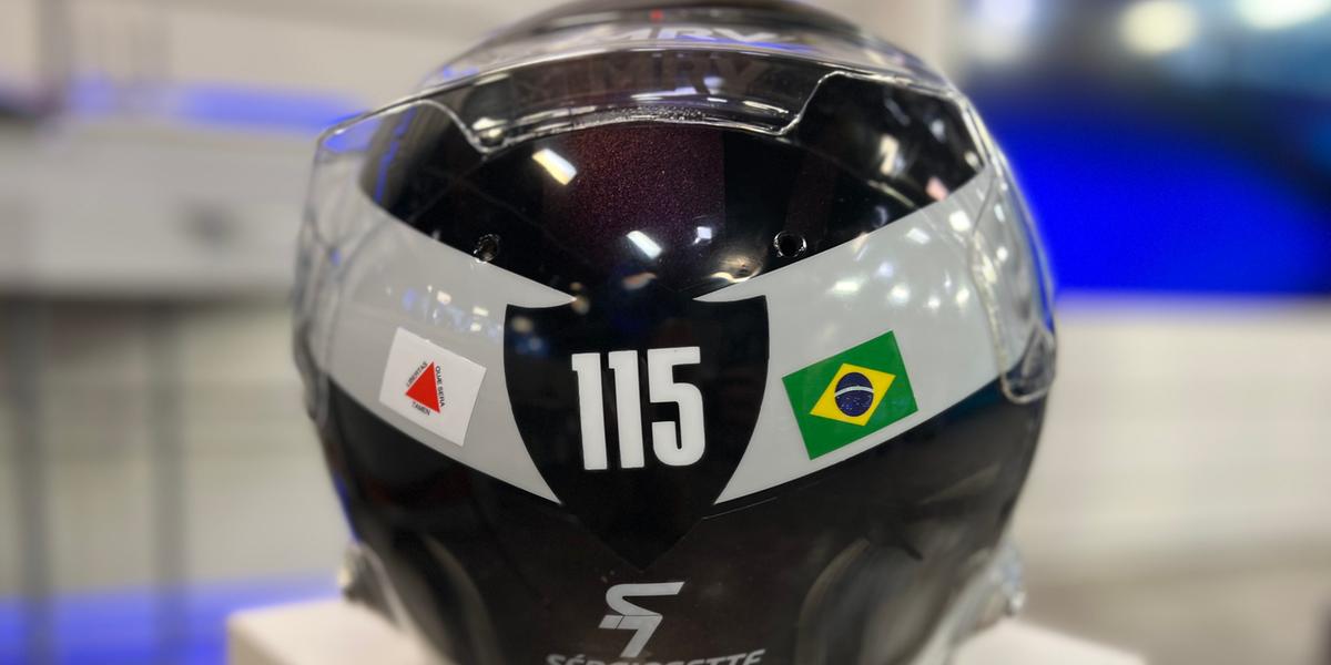 Sette Câmara vai correr com capacete em homenagem ao Atlético (Divulgação / Atlético)