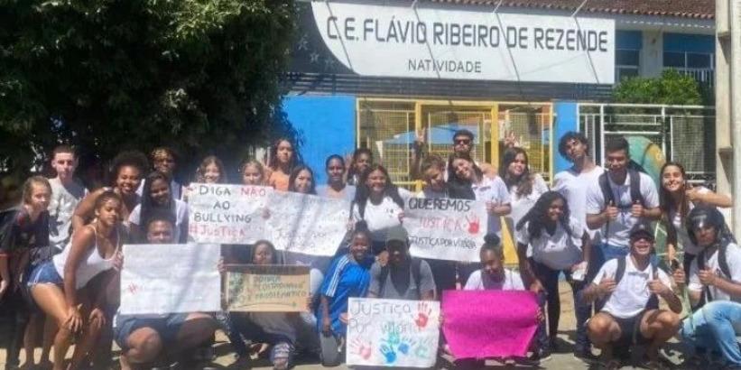 Protesto contra bullying no Rio (Reprodução/redes sociais)