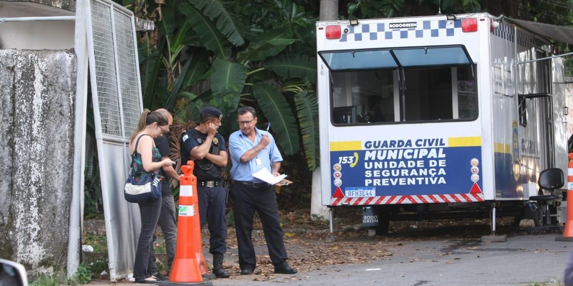 Guarda Municipal no Aeroporto Carlos Prates (Maurício Viera/Hoje em Dia)