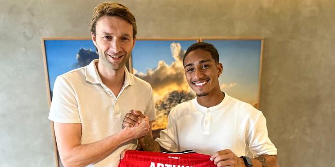 Flamengo vai faturar com a venda de Arthur do América (Reprodução / Twitter Bayer 04 Leverkusen)