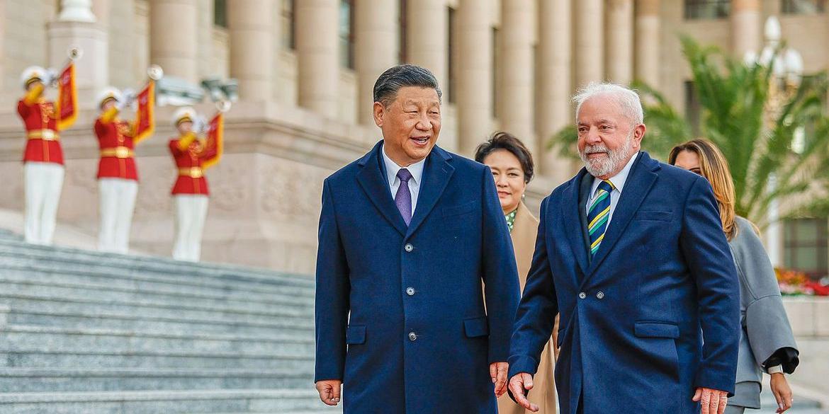 Visita anterior ocorreu em abril de 2023, que foi retribuída por Xi Jinping em visita de Estado em novembro do ano passado (Ricardo Stuckert/Divulgação)