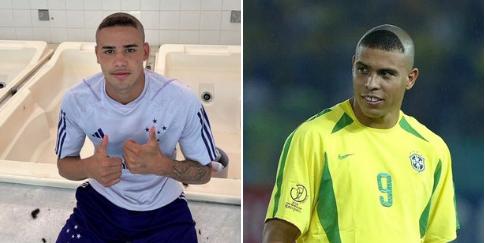 Arielson celebra bom momento e passar por trote na Toca com o corte cascão (Reprodução / Twitter)