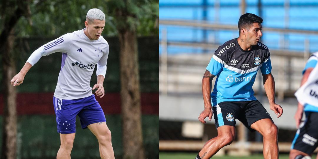 Cruzeiro vai em busca da primeira vitória no Brasileirão (Montagem / Foto: Gustavo Aleixo-Cruzeiro / Twitter Grêmio)