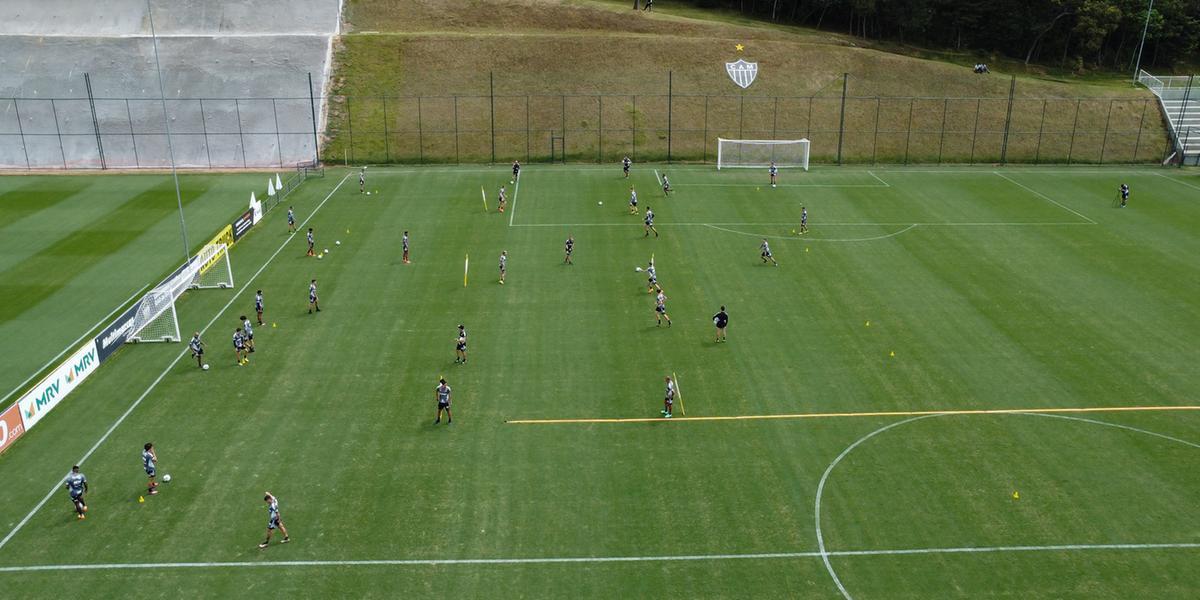 Ajustar a pontaria é a prioridade do técnico Coudet (Pedro Souza /Atlético)