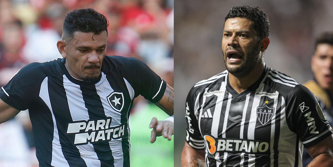  (Montagem / Foto: Vitor Silva - Botafogo / Pedro Souza - Atlético)