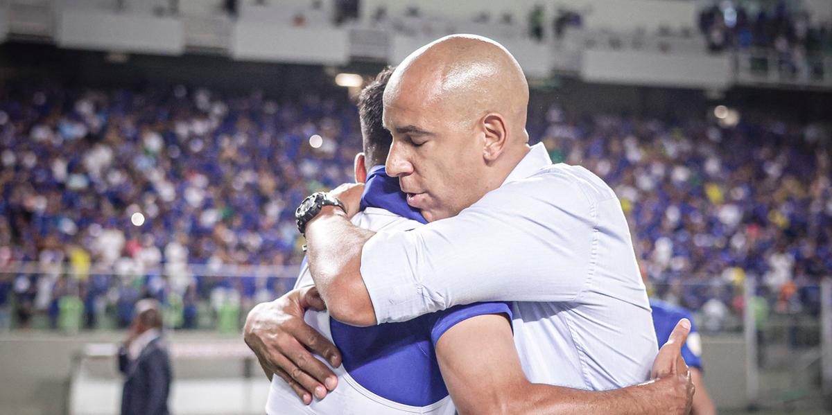 Pepa valoriza torcida e garra dos atletas na vitória sobre o Santos (Cris Mattos /STAFF IMAGES / CRUZEIRO)