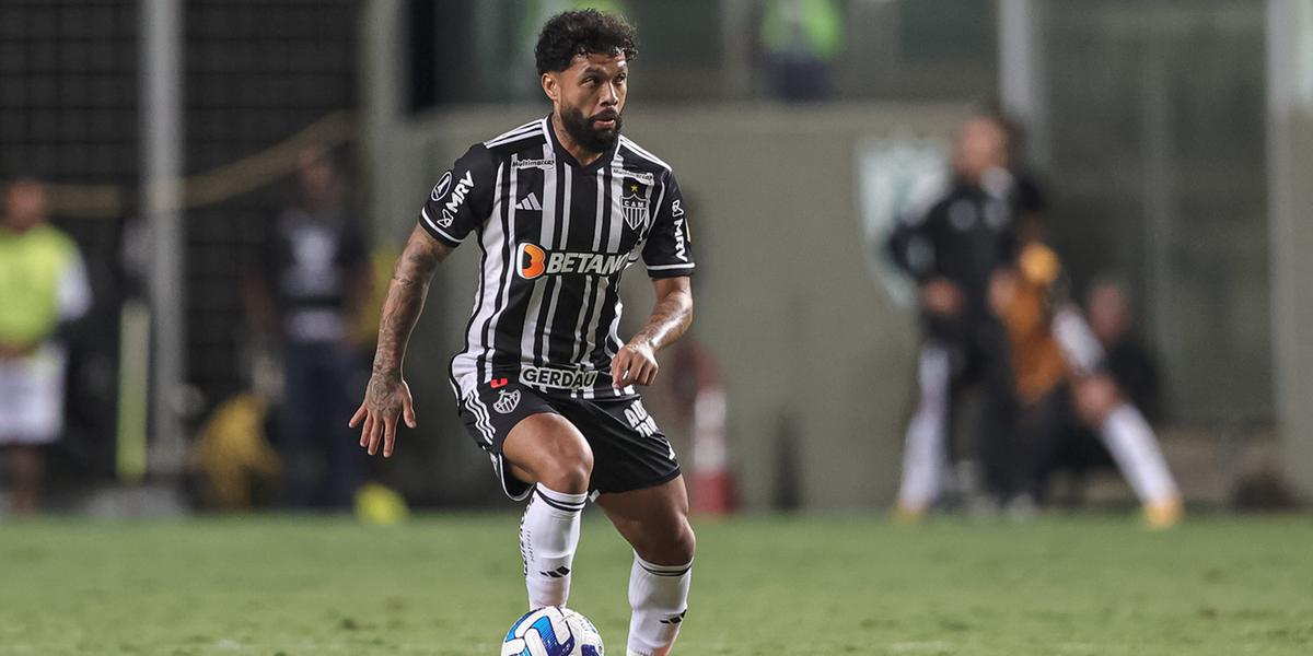Otávio tem lesão na panturrilha e vira desfalque no Atlético (Pedro Souza / Atlético)