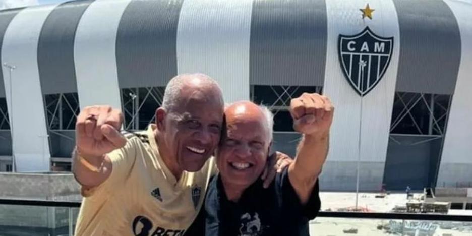 Dois dos maiores ídolos da história do Atlético, Dadá e Reinaldo vão estar no evento que acontece em julho (Divulgação/ArenaMRV)