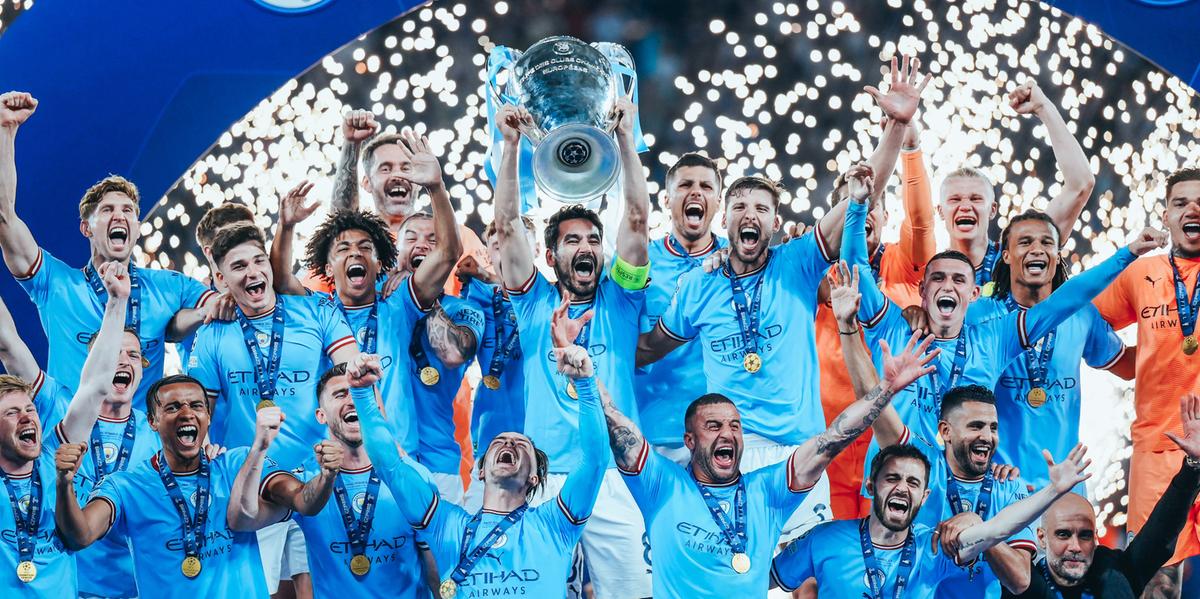 Manchester City conquista a Champions League com Ederson fazendo a diferença (Reprodução / Twitter Manchester City)