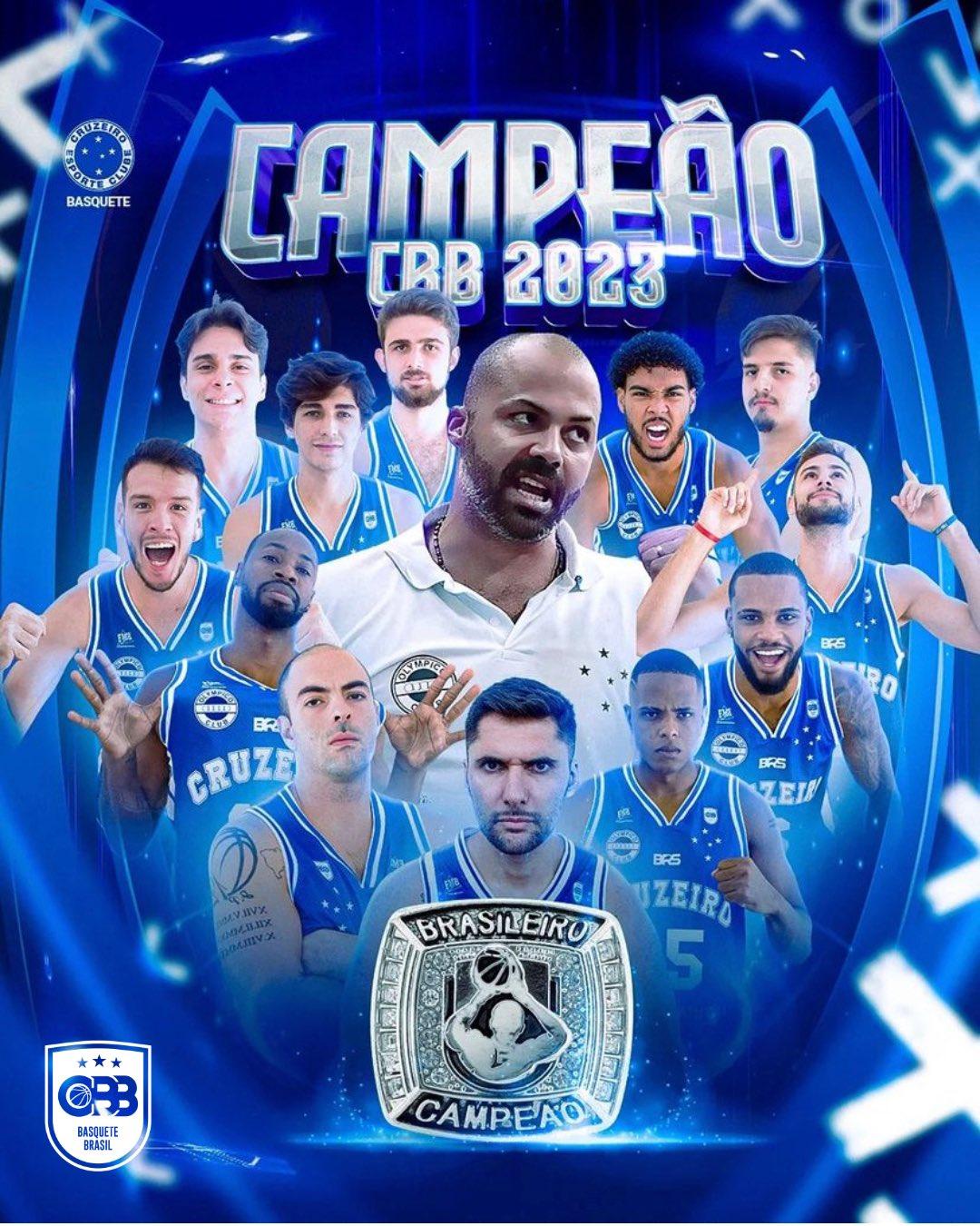 Cruzeiro conquista o Brasileiro de Basquete (Reprodução / Twitter Basquete Brasil)