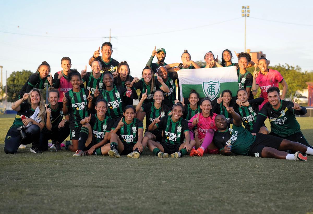 Spartanas estão na elite do futebol (Reprodução / Twitter América - foto: Carlos Roosewelt)
