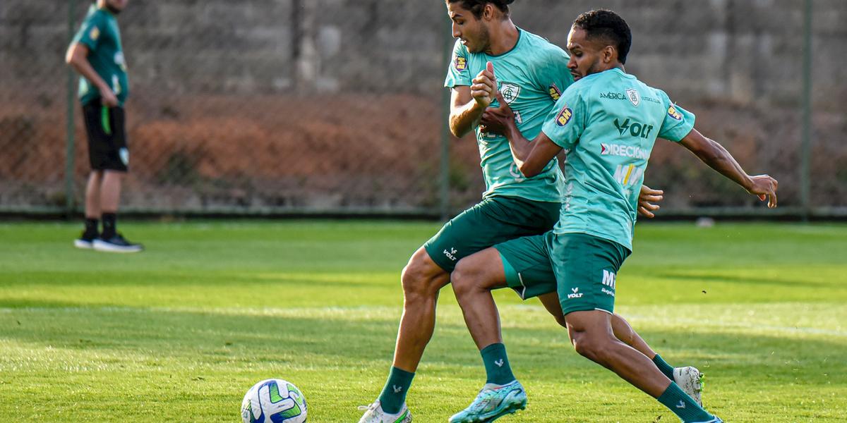 América segue preparação para encarar o Grêmio (Mourão Panda / América)
