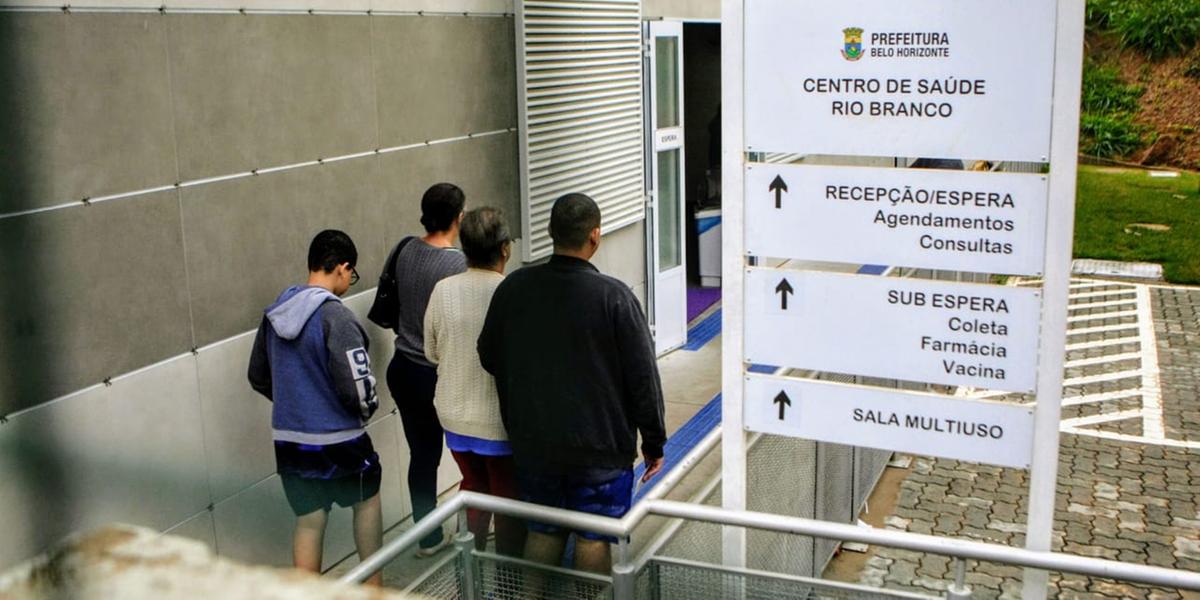 Centro de Saúde Rio Branco, em Venda Nova, vai ficar aberto no sábado e no domingo (Maurício Vieira/Hoje em Dia)