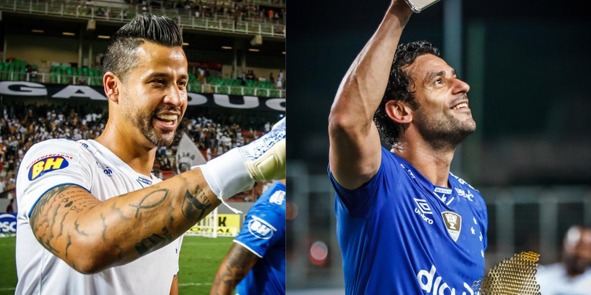Fábio e Fred votam a favor da recuperação judicial do Cruzeiro (Motagem / Foto: Vinnicius Silva / Cruzeiro)