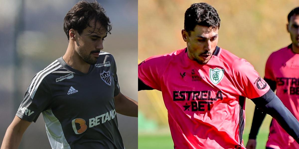 igor Gomes e Danilo Avelar podem fazer a diferença no clássico (Montagem / Foto: Pedro Souza - Atlético / Mourão Panda - América)