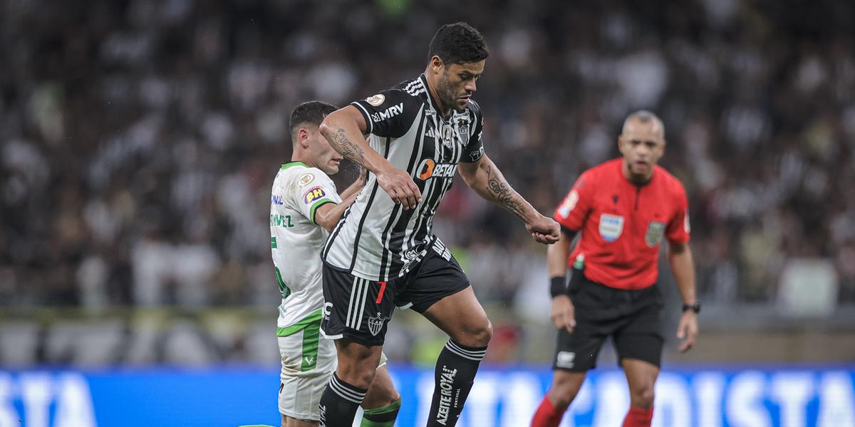 Hulk desfalca o Galo contra o Corinthians após expulsão no clássico (Pedro Souza / Atlético)