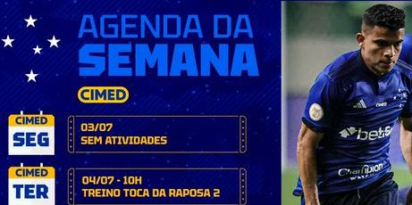 Jogadores se reapresentam na terça-feira para iniciar preparação para encarar o Vasco (Divulgação / Cruzeiro)
