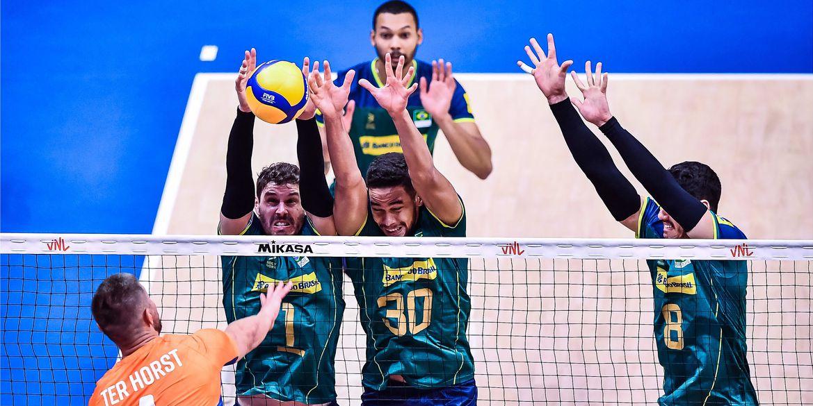 seleção masculina de vôlei pega a Polônia à meia-noite desta sexta (7) (Divulgação / FIVB)