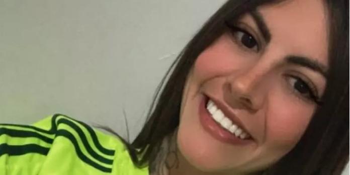 Gabriela Anelli Machiano foi atingida por garrafa no sábado (Reprodução/Redes Sociais)