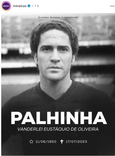 Postagem do Mineirão (reprodução/redes sociais)