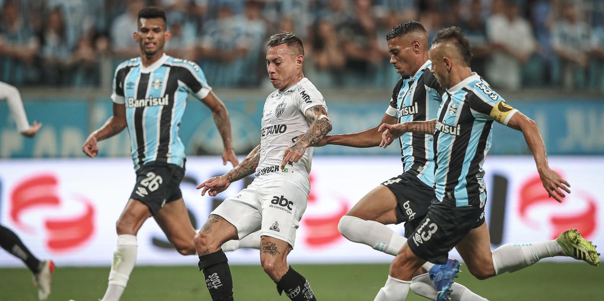 Em 2021, o Galo perdeu por 4 a 3 para o Grêmio, no último duelo pela série A (Pedro Souza / Atlético)