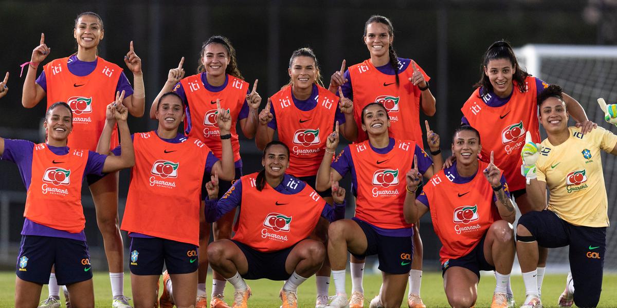 Primeiro treino da Seleção Feminina Principal em Brisbane (Thais Magalhães/CBF)