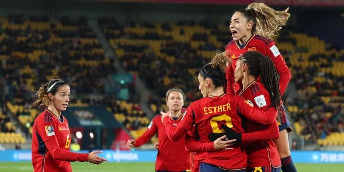 Espanha larga na frente no Grupo C (Reprodução / Twitter FIFA Women's World Cup)