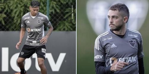 Hyoran e Zaracho iniciam reta final de tratamento das respectivas lesões (Reprodução / Twitter Atlético)