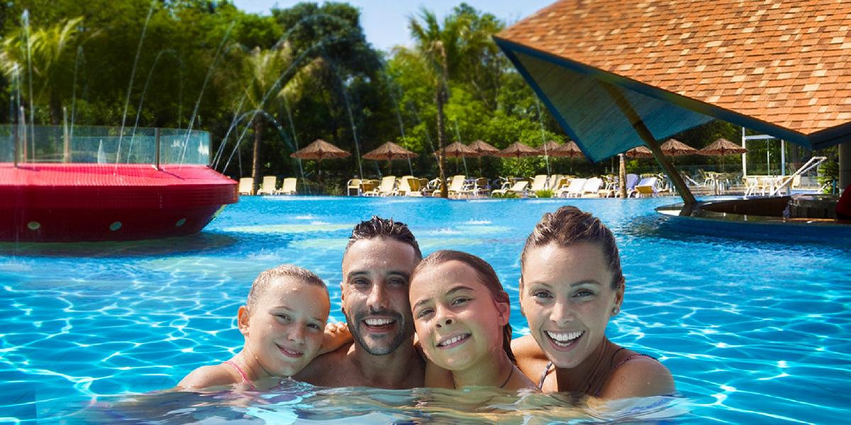 Se hospedar no Recanto Cataratas com a família é certeza de momentos especiais, lazer e diversão em qualquer época (Divulgação / Recanto Cataratas)