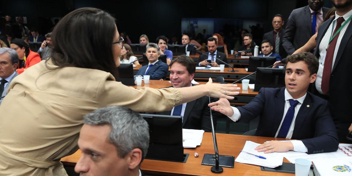 Brasília (DF) 09/08/2023 Reunião do Conselho de Ética da Câmara que livrou de processo de cassação os deputados Nikolas Ferreira e Carla Zambelii. (Lula Marques / Agência Brasil)