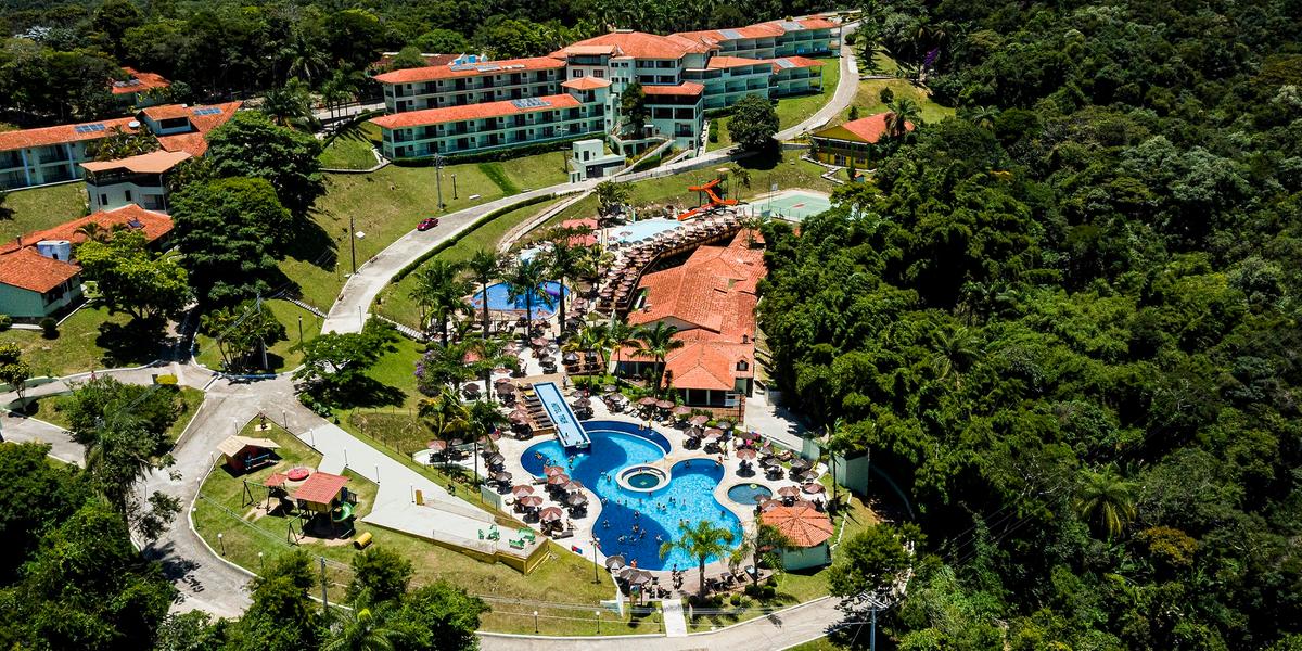 O Tauá Resort Caeté funciona no esquema pensão completa (café da manhã, almoço e jantar inclusos) (Gabriel Boieras / divulgação)