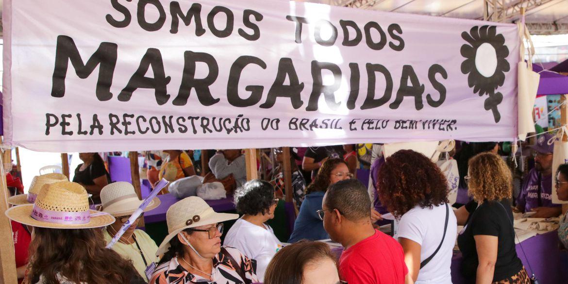 Parlamentares homenageiam mulheres da marcha em sessão solene (Fábio Rodrigues-Pozzebom / Agência Brasil)