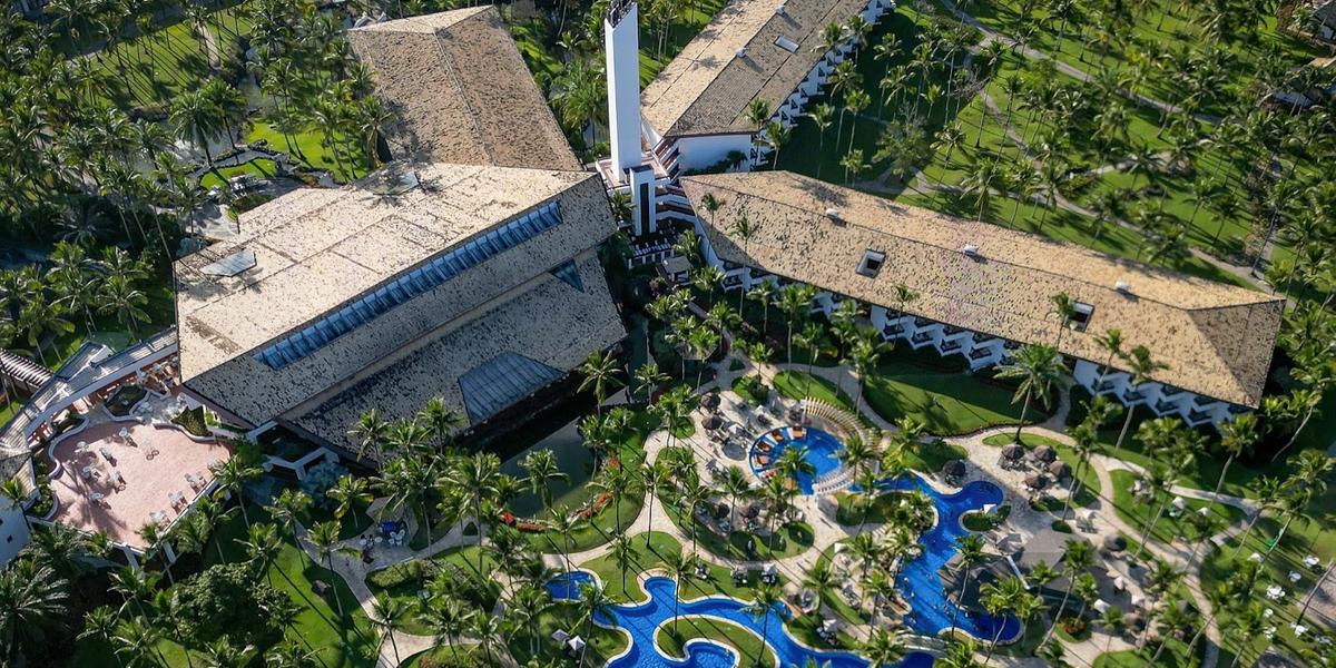 Localizado no município de Una (BA), o resort oferece conforto, requinte e privacidade em uma paisagem preservada da Mata Atlântica (Transamérica / divulgação)