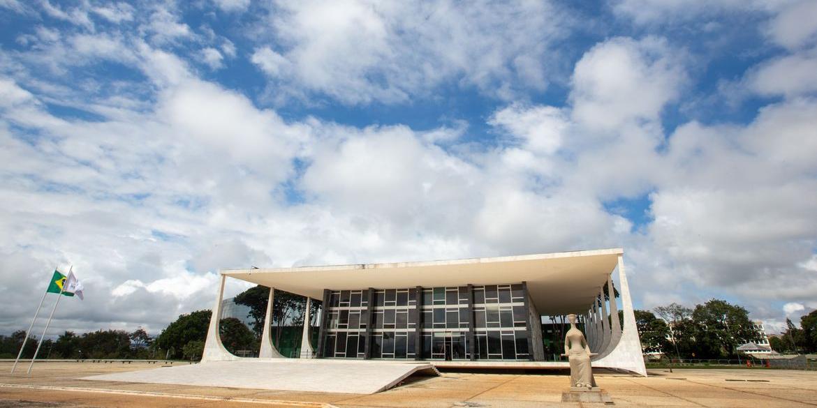Brasília (DF) 11/04/2023 Fachada do palácio do Supremo Tribunal Federal (STF) (Fabio Rodrigues-Pozzebom / Agência Brasil)
