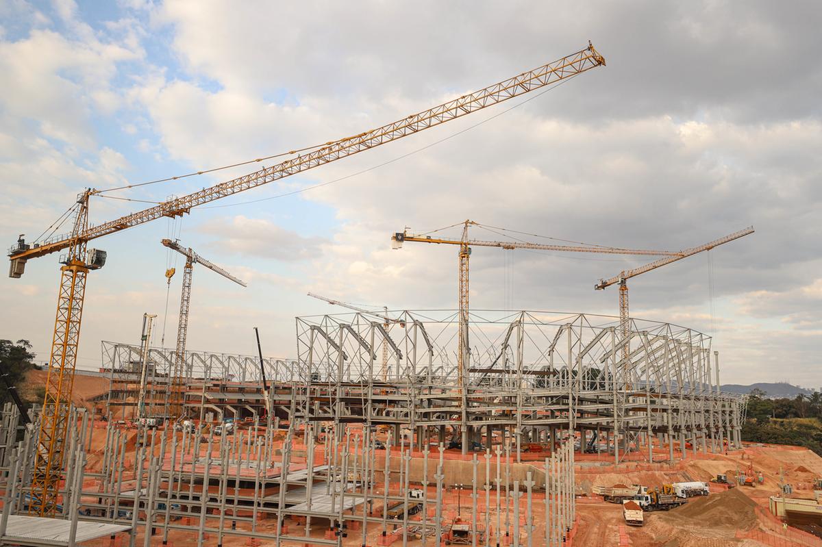 Arena MRV ganha forma após o primeiro ano de trabalho (Pedro Souza / Atlético)