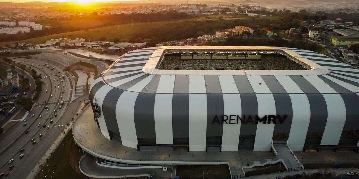 Idealizado em 2017, estádio do Atlético começa a receber jogos oficiais em 2023 (Pedro Souza / Atlético)