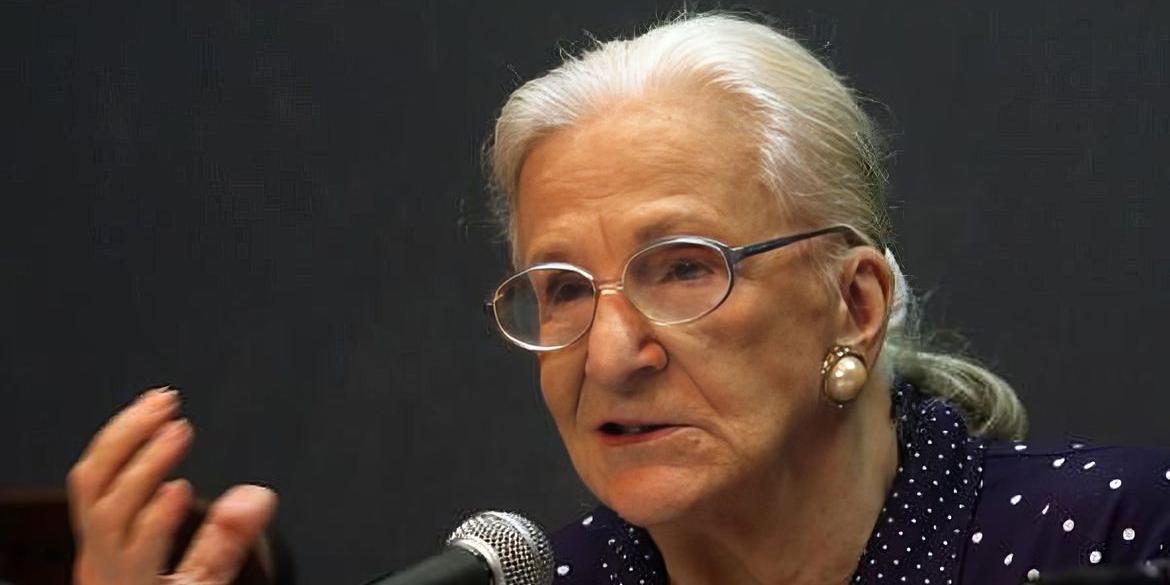 Na foto a crítica teatral Bárbara Heliodora. (Vanor Correia / Gov. RJ)