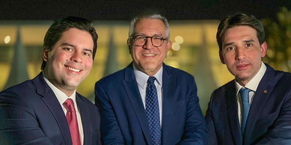 Brasília (DF), 06.09.2023 - Anunciados os novos ministros, os deputados André Fufuca (Esportes) e Silvio Costa Filho (Portos e Aeroportos). (Ricardo Stuckert / PR)