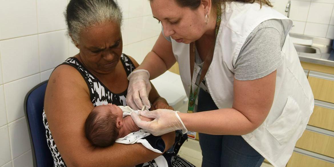 A vacina BCG é ministrada, preferencialmente, em crianças recém-nascidas (Arquivo/Prefeitura de Jundiaí)