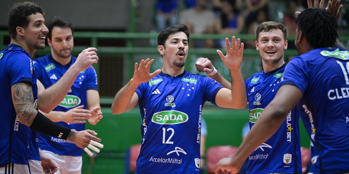 Cruzeiro inicia temporada com vitória no vôlei (Divulgação /Sada Cruzeiro)