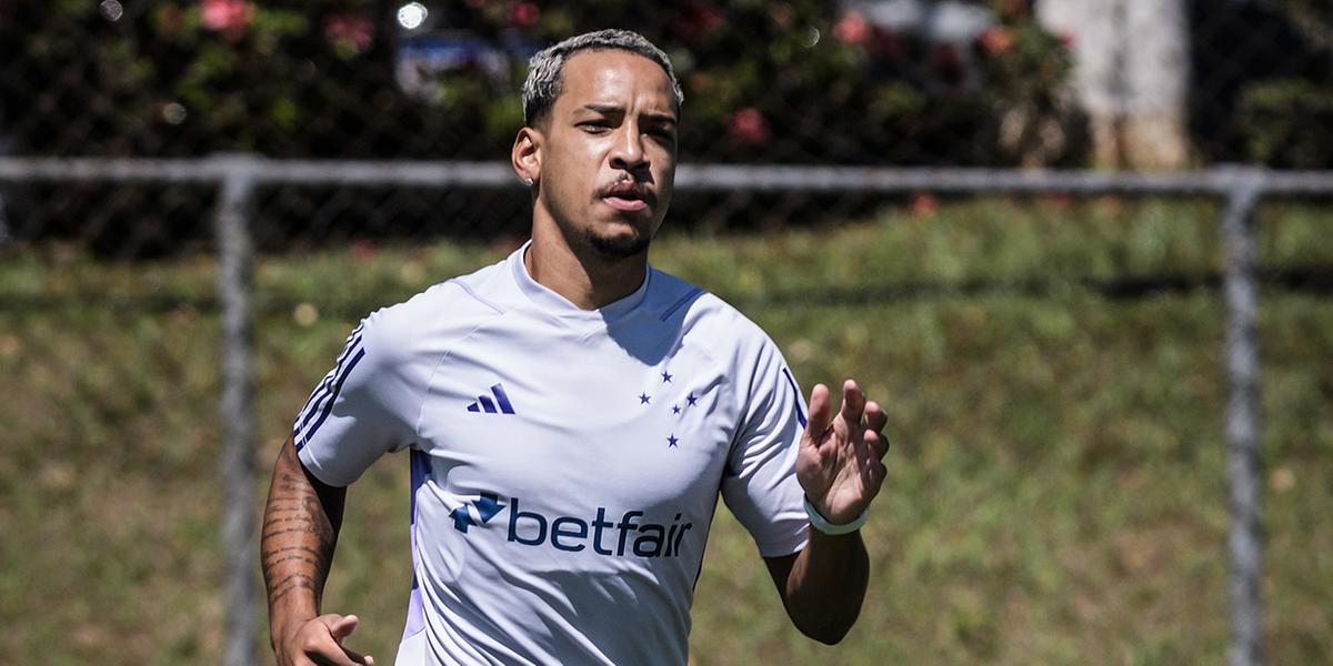 Matheus Pereira chegou ao Cruzeiro, por empréstimo, no início do segundo semestre (Gustavo Aleixo/Cruzeiro)