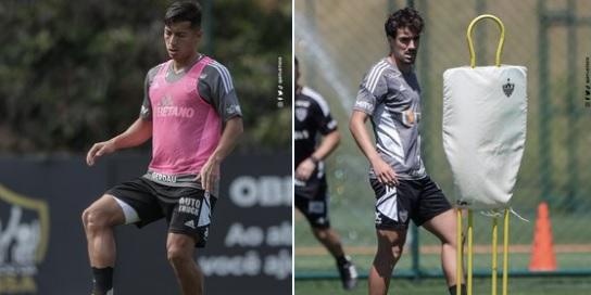 Igor e Alan iniciam período de transição no Atlético (Reprodução / Twitter Atlético - foto: Pedro Souza)