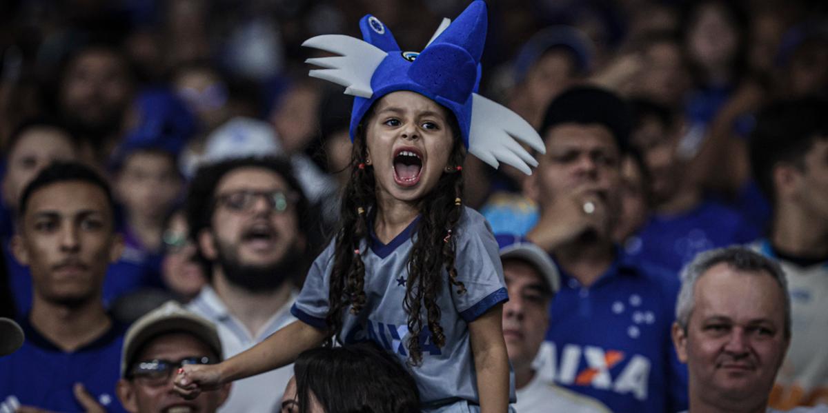 Torcida celeste promete apoio das arquibancadas contra o América (Staff Images Cruzeiro)