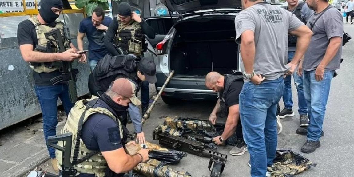 Pelo menos 20 militares respondem a processo por causa do furto das 21 armas (Polícia Civil / RJ)