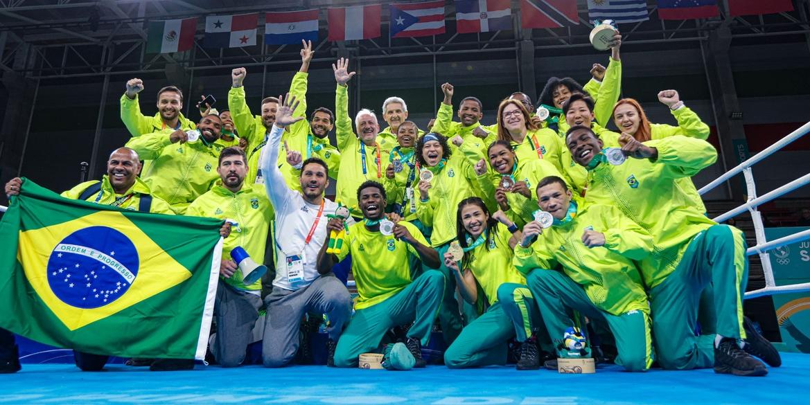 Pugilistas brasileiros conquistaram 12 medalhas (4 ouros) em Santiago (Wander Roberto / COB)