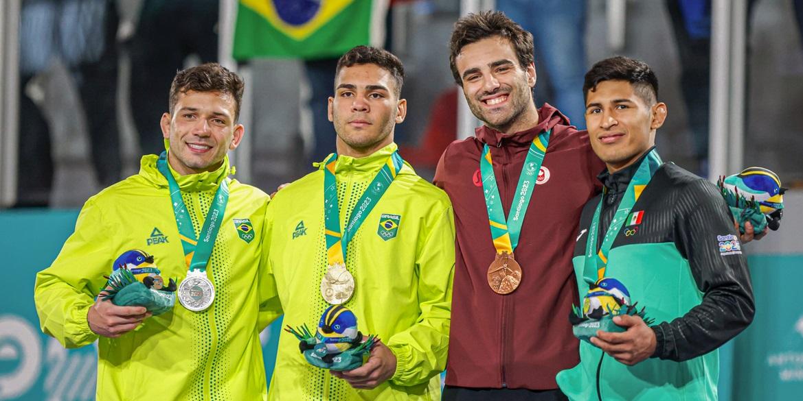 Em dois dias, o judô brasileiro chegou a dez medalhas, em 12 possíveis (Wander Roberto / COB)