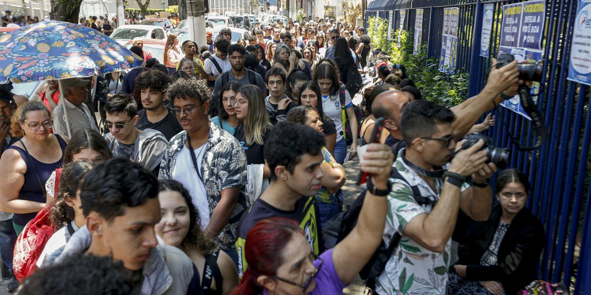 Segundo números do Inep, abstenção está dentro da média (Paulo Pinto/Agência Brasil)