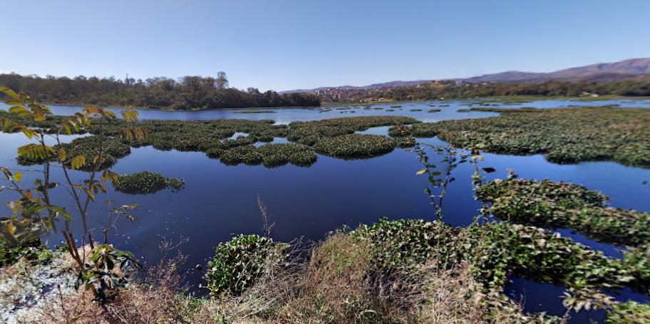 Professora Camila Amorim, da UFMG, engenheira ambiental e coordenadora-geral do projeto, afirmou que o monitoramento já realizado identificou o assoreamento de 60% do volume da Lagoa da Petrobras (Reprodução / Google Street View)