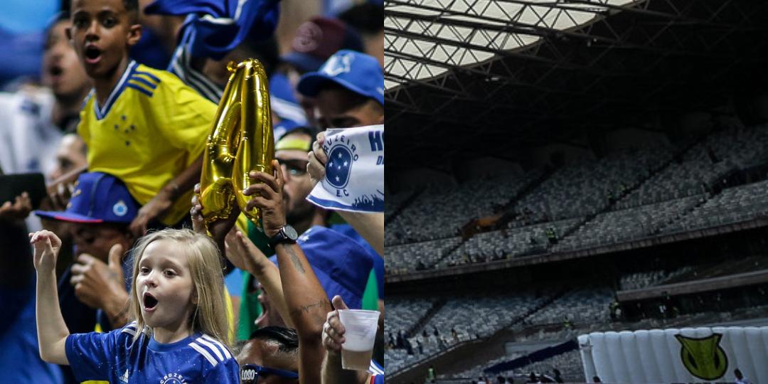 Fundamental no acesso, torcida fica fora da reta final do Brasileirão (Montagem / Foto: Staff Images Cruzeiro)