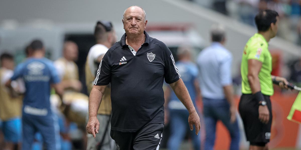 Felipão destaca momento do Galo e possibilidade real de alcançar o topo da série A (Pedro Souza / Atlético)